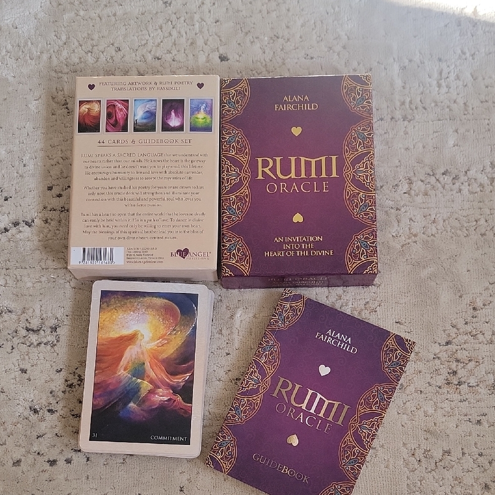 Rumi Oracle Card Set with Guidebook